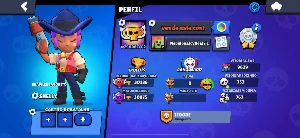 Conta Brawl Stars - 65/91 Brawlers