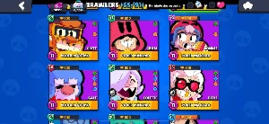 Conta Brawl Stars - 65/91 Brawlers