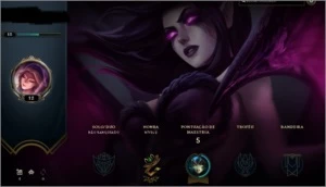 lvl 12 20 champs 1 emote 1 sentinela 1 skin - League of Legends LOL
