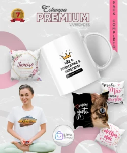 Estampas Premium Com Nome De Mêses e Bônus