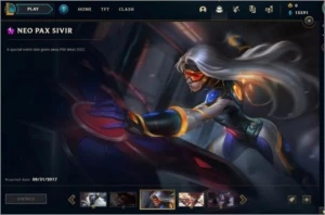 SKIN PAX SIVIR E NEO PAX SIVIR - LEAGUE OF LEGENDS LOL