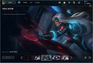 SKIN PAX SIVIR E NEO PAX SIVIR - LEAGUE OF LEGENDS LOL