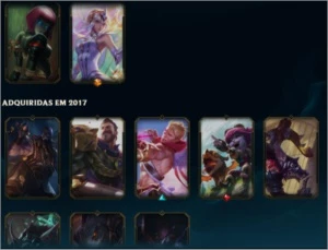 CONTA MD10 100+SKINS/CHAMPS  SMURF 10K EA - League of Legends LOL