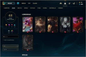 Conta Platina 4 - League of Legends LOL