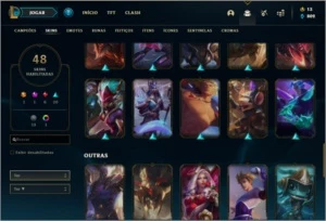 Conta Platina 4 - League of Legends LOL