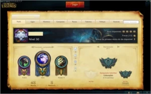 CONTA DE LOL UNRANKED+21 CAMPEÕES+5 SKINS - League of Legends