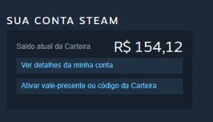 Conta Steam Com Saldo FULL Acesso