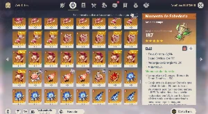 Genshin Impact Conta/Nahida C6/Full Artefatos + Resina !!