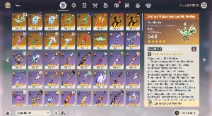 Genshin Impact Conta/Nahida C6/Full Artefatos + Resina !!