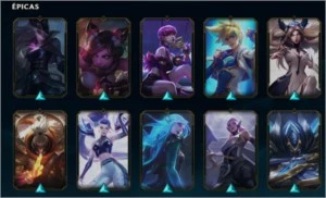 Conta LOL 77 skins nv 295 - League of Legends
