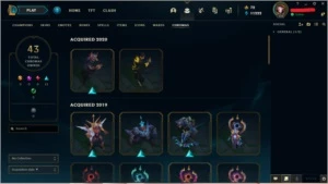 CONTA LOL LEAGUE OF LEGENDS 517 SKINS LEVEL 322