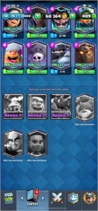 Conta 3K Trofeus, LVL10, Quase todos os bonecos. - Clash Royale