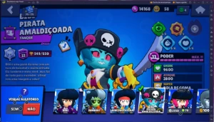 Conta Brawl Stars Antiga E Gemada 34K De Troféus 77 Brawlers