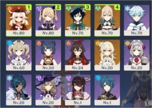 ⭐☑️ [NA] KLEE + VENTI + JEAN X2 AR43 TOOOP ☑️⭐ - Genshin Impact