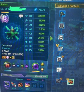 Conta End Game 7 Rank U !!! - Digimon Masters Online DMO