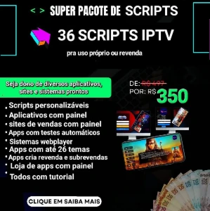 MEGA Pack Painel e apk IPTV - Outros