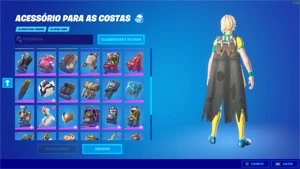 Conta Fortnite desde a segunda temporada com várias skins!!