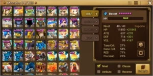 Conta Mid Game 15 Nat5 (Isis Nat5 LD) - Summoners War
