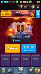 Conta Clash Royale Nível 12 + brinde cv 5 no clash of clans