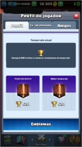 Conta Clash Royale Nível 12 + brinde cv 5 no clash of clans