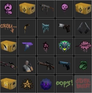 Conta CSGO 1400HRS  PRIME LEVEL 20 GC +500R$ EM SKINS +Jogos - Counter Strike