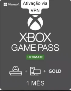 Xbox Game Pass Ultimate Código 25 Dígitos (vpn) Leia A Descr - Premium