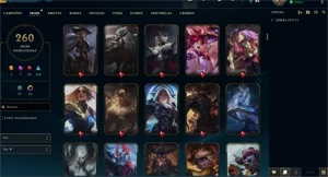 Vendo conta de lol (valor DESAPEGO) - League of Legends