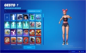 conta fortnite um pouco rara