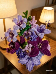 buque de flores eternos - Artesanato e Personalizados