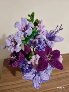 buque de flores eternos - Artesanato e Personalizados