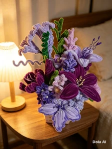 buque de flores eternos - Artesanato e Personalizados