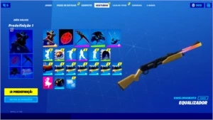 Conta de Fortnite com jogos na Epic