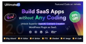 UltimateAI 2.3 – Aplicativo WordPress de geração de conteúdo