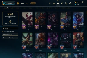 Ouro 1 com 150 Champs e 123 Skins ( JG / MID / ADC ) - League of Legends LOL