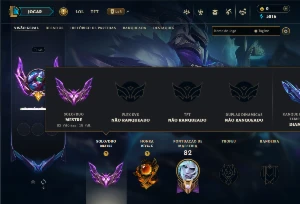 Conta mestre com 65 Champs e 21 Skins (18 PDL) - League of Legends LOL