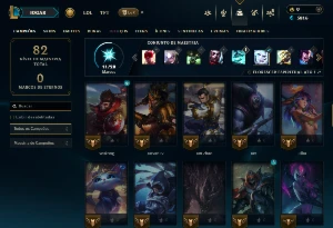 Conta mestre com 65 Champs e 21 Skins (18 PDL) - League of Legends LOL