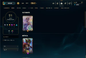 Conta mestre com 65 Champs e 21 Skins (18 PDL) - League of Legends LOL