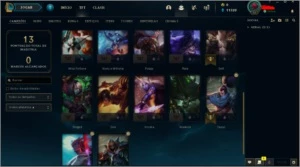 conta lol platina 2 65% ganhando 23/24 pdl por partida - League of Legends