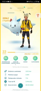 Conta Pokemon Go desapego - Pokémon