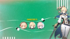Yoimiya + Kokomi + Jean AR 38 - Genshin Impact