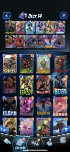 Conta Marvel Snap deck meta - Outros
