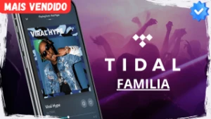 TIDAL HiFi Plus FAMILIA Por 30 Dias Conta - 6 Convites