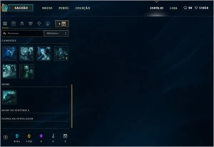 165skins + Platina, todos herois, 50k ip - League of Legends LOL