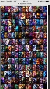 165skins + Platina, todos herois, 50k ip - League of Legends LOL