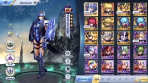 servidor A140 Partita de Coruja / Shun MM/ Milo divino - Saint Seiya Awakening SSA