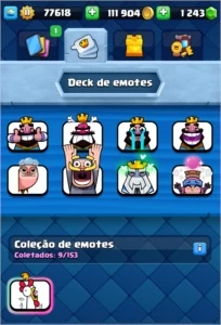 Conta top de Clash Royale