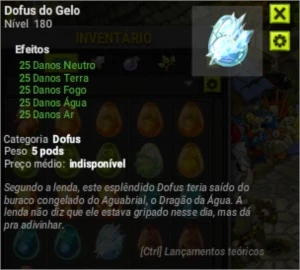 Dofus gelo (+ 25 danos)