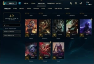 Conta League of Legends UNRANKED Otimas skins LOL