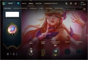 Conta League of Legends UNRANKED Otimas skins LOL