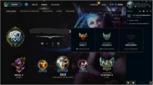 Conta Platina 5 League of Legends